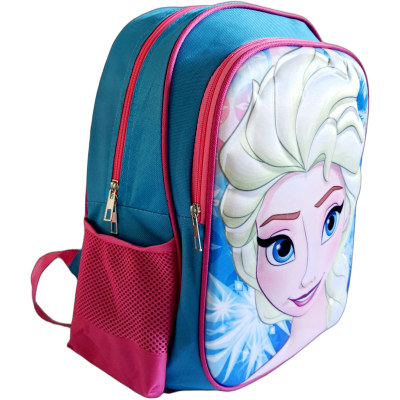 Frozen Kabartmalı İlkokul Sırt Çantası Elsa / Mavi