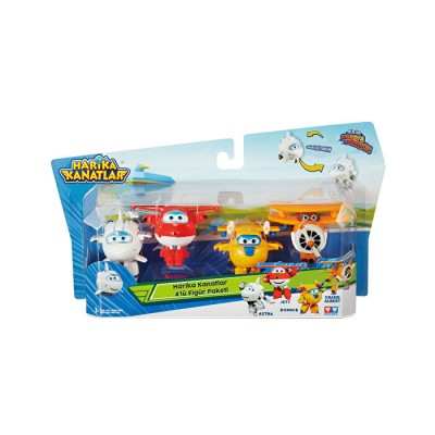 Harika Kanatlar 4'lü Figür Paketi / Astra, Jett, Donnie, Grand Albert