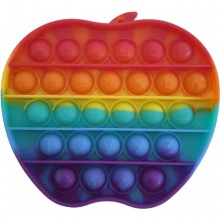 Pop It Gökkuşağı - Elma / Harf Dokulu