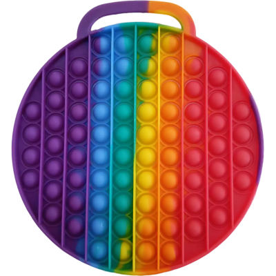 Pop It Gökkuşağı - XXL Yuvarlak