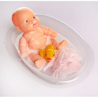 Bebiş Bebek Ördekle Küvette