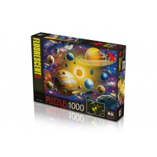 1000 Parça Puzzle / Solar System (Karanlıkta Parlar)