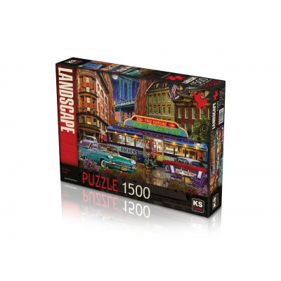 1500 Parça Puzzle / Rickey's Diner