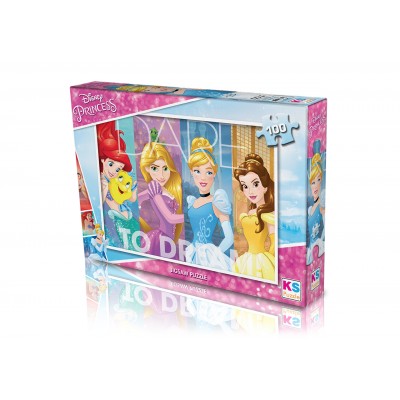 100 Parça Puzzle Prensesler