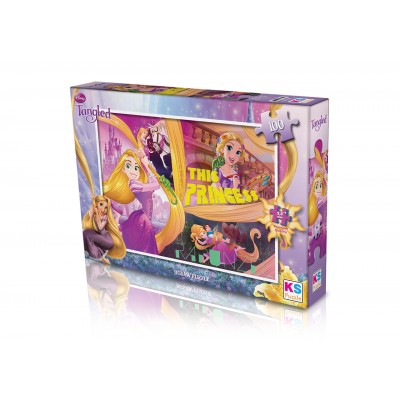100 Parça Puzzle Tangled Rapunzel