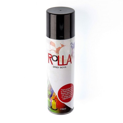 Rolla Sprey Boya 170 ml Siyah