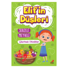 Elif’in Düşleri Sebzeli Meyveli / Çıkartmalı