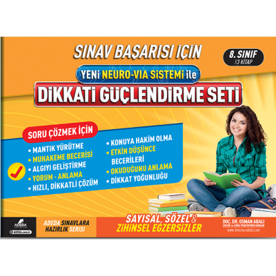 Dikkati Güçlendirme Seti 8. Sınıf 14 Yaş
