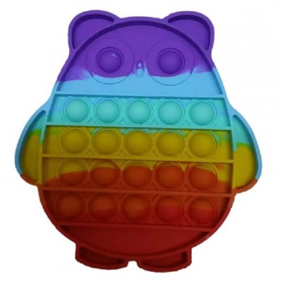 Pop It Gökkuşağı - Baykuş