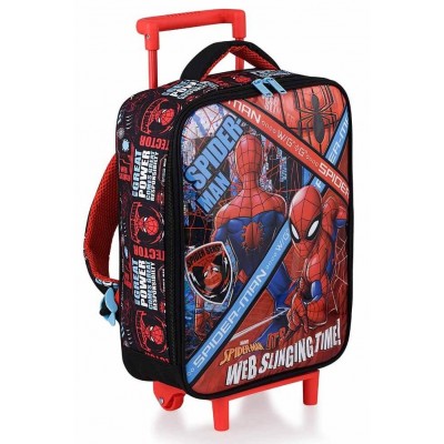 Frocx - Spıderman Web Slinging Time Çekçekli Anaokul Çantası