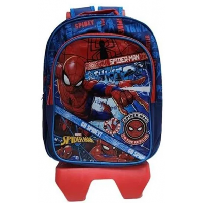 Frocx - Spıderman Check Go Çekçekli İlkokul Çantası