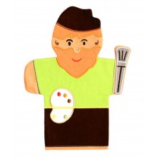 Kumaş Meslekler El Kuklası / Ressam