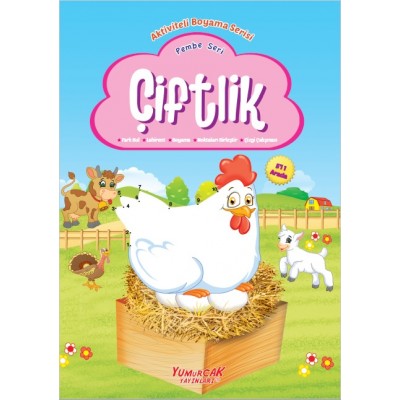 Aktiviteli Boyama Pembe Seri / Çiftlik