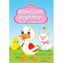 Aktiviteli Boyama Pembe Seri / Yavru Evcil Hayvanlar