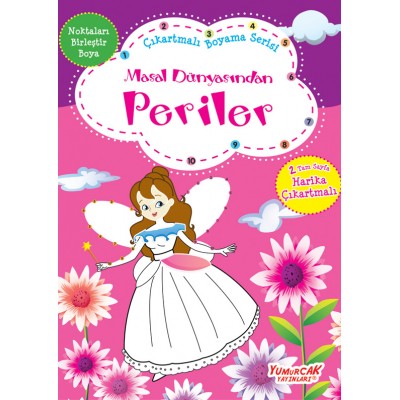 Çıkartmalı Boyama Serisi - Masal Dünyasından Periler