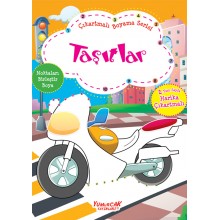 Çıkartmalı Boyama Serisi - Taşıtlar