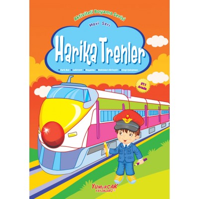 Aktiviteli Boyama Mavi Seri / Harika Trenler