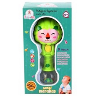 Ritimli Pilli Aslan Çıngırak - Yeşil