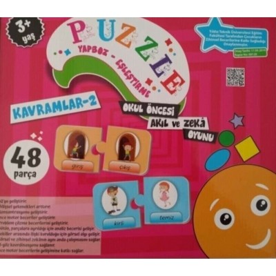 Puzzle Yapboz - Eşleştirme / Kavramlar 2
