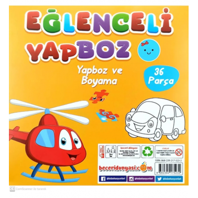 Yapboz ve Boyama / Araçlar 36 parça