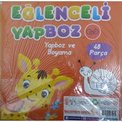 Yapboz ve Boyama / Hayvanlar 48 parça
