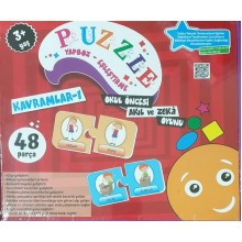Puzzle Yapboz - Eşleştirme / Kavramlar 1