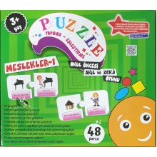 Puzzle Yapboz - Eşleştirme / Meslekler 1