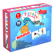 Puzzle - Eşleştirme / Meslekler 96 parça