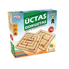 Bemi - Ahşap ÜçTaş & DokuzTaş