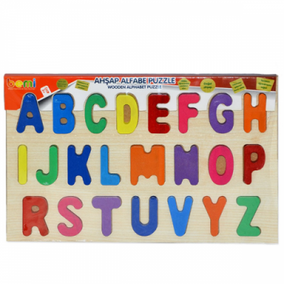Ahşap Alfabe Puzzle