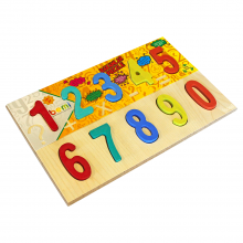 Ahşap Rakamlar Puzzle