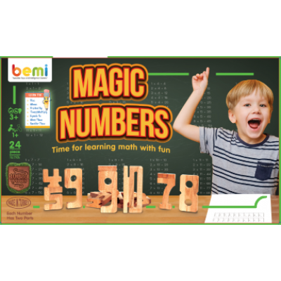 Bemi - Ahşap Sihirli Sayılar / Magic Numbers