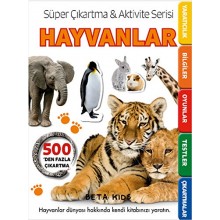 Süper Çıkartma & Aktivite Kitabı / Hayvanlar