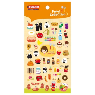 Funny Stıcker Yiyecek Kolleksiyonu