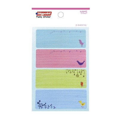 Funny Stıcker İsim Etiketi