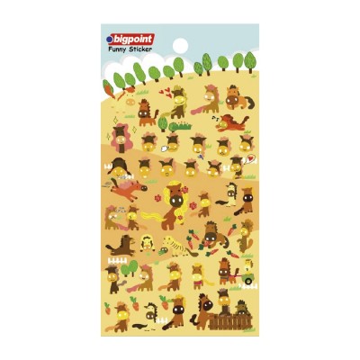 Funny Stıcker ( Sevimli Atlar )