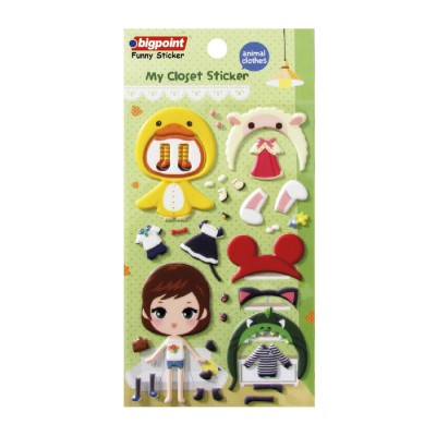 Funny Stıcker My Closet Stıcker Yeşil