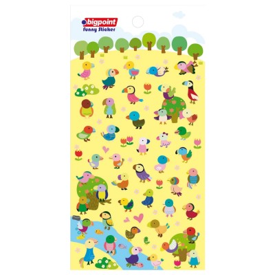 Funny Stıcker Papağanlar