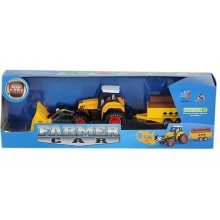 Metal ÇekBırak Traktör Römorklu - Sarı