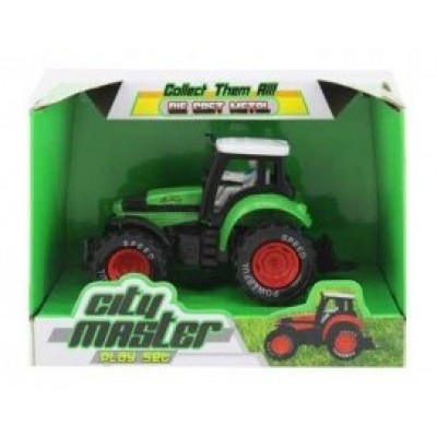 Metal ÇekBırak Traktör - Yeşil