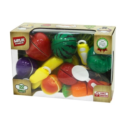 Meyve ve Sebze Kesme Seti / 22 Parça Kutulu