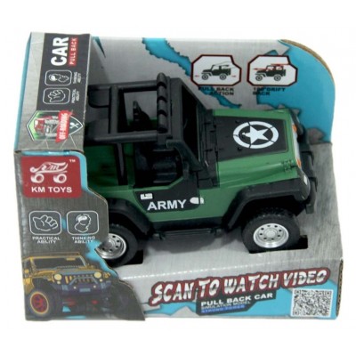 1:43 ÇekBırak 2 Fonksiyonlu Safari Araç - Yeşil