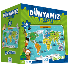 Maxi Yer Puzzle Dünyamız - 24 Parça