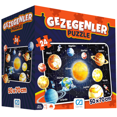 Maxi Yer Puzzle Gezegenler - 24 Parça
