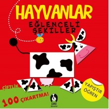 Hayvanlar Eğlenceli Şekiller / Çiftlik - Çıkartmalı