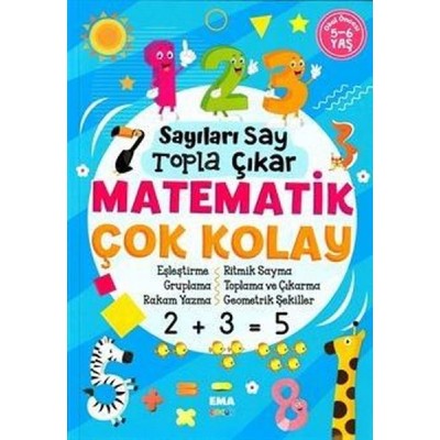 Sayıları Say , Topla Çıkar , Matematik Çok Kolay / 5-6 yaş