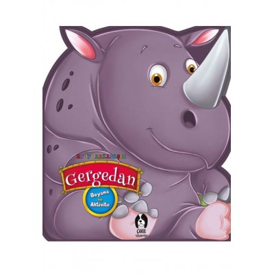 En İyi Arkadaşım Gergedan - Boyama ve Aktivite Kitabı