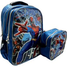 Relaxion - 5D Beslenmeli İlkokul Sırt Çantası Mavi / Spıderman