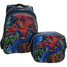 Relaxion - 3D Beslenmeli İlkokul Sırt Çantası / Spiderman