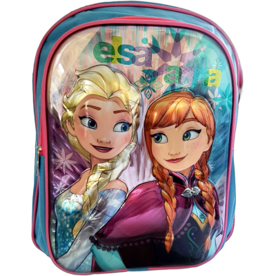 Frozen Kabartmalı İlkokul Sırt Çantası Elsa - Anna